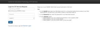 
                            6. Login to CIT Services