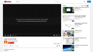 
                            3. Login to Citrix Portal - YouTube