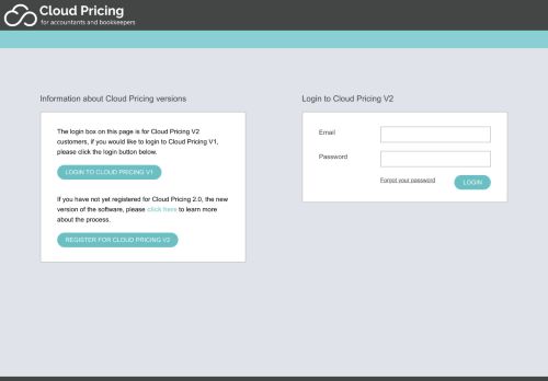 
                            10. Login to Cloud Pricing V2