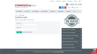 
                            8. Login to Comodo Client Area: ComodoSSLstore