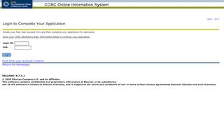 
                            4. Login to Complete Your Application - Simon - Ccbc