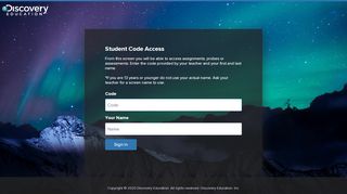 
                            3. Login to Discovery Education