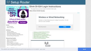 
                            4. Login to Dlink DI-524 Router - SetupRouter