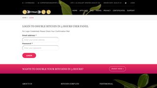 
                            8. Login to Double Bitcoin in 3 Hours User Panel - https:/ ...