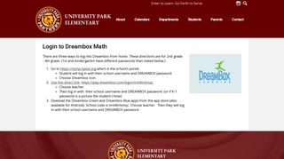 
                            11. Login to Dreambox Math - University Park Elementary - Highland Park ...