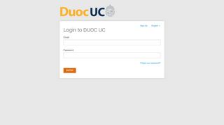 
                            2. Login to DUOC UC - DUOC UC