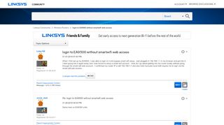 
                            4. login to EA9500 without smartwifi web access - Linksys Community