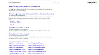 
                            1. Login To Email Account - ZapMeta Search Results