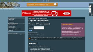 
                            1. Login to Emuparadise with your EP Forums Account
