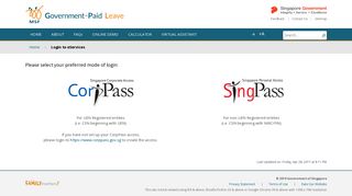 
                            1. Login to eServices - Government-Paid Leave