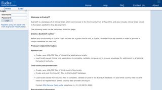 
                            6. Login to EudraCT - Europa EU