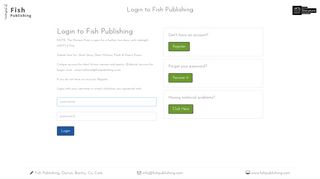 
                            9. Login to Fish Publishing