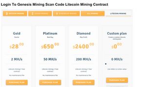 
                            13. Login To Genesis Mining Scan Code Litecoin Mining Contract - G33