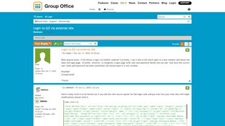 
                            1. Login to GO via external site - Group-Office groupware forum