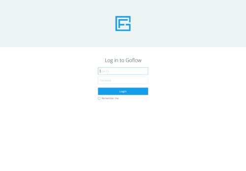 
                            8. Login to Goflow