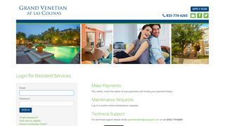 
                            5. Login to Grand Venetian at Las Colinas Resident Services | Grand ...