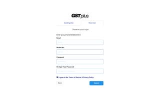 
                            1. Login to GSTplus.com | Your preferred GST partner