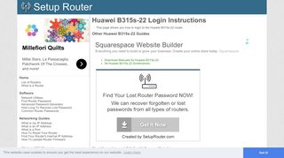 
                            2. Login to Huawei B315s-22 Router - SetupRouter