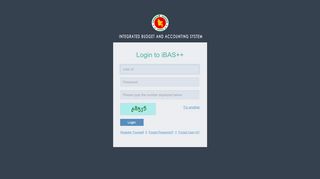 
                            1. Login to iBAS++ - Integrated Budget And Accounting System