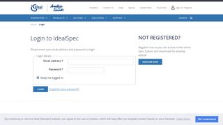 
                            10. Login to IdealSpec