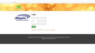 
                            4. Login to Imonggo - iRipple Retail Cloud