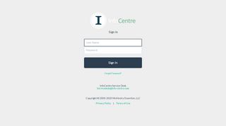 
                            6. Login to InfoCentre