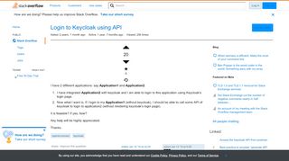 
                            1. Login to Keycloak using API - Stack Overflow