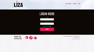 
                            8. Login to LIZA - The new way to manage your money