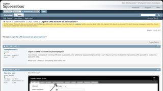 
                            1. Login to LMS account on picoreplayer? - Slimdevices forum - Logitech