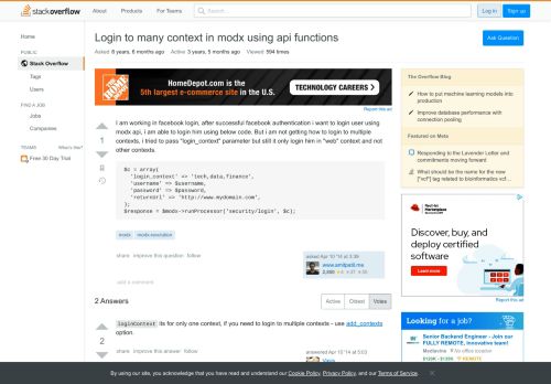 
                            12. Login to many context in modx using api functions - Stack Overflow