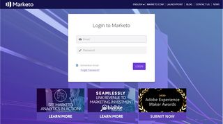 
                            9. Login to Marketo