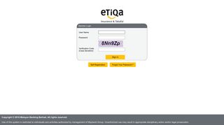 
                            4. Login to Member Portal - Etiqa