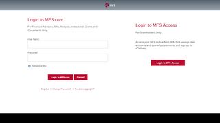 
                            1. Login to MFS.com