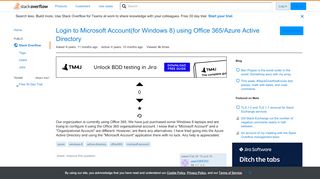 
                            10. Login to Microsoft Account(for Windows 8) using Office 365/Azure ...