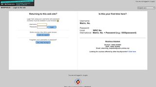 
                            13. Login to Morpheus Info - Morpheus@UNIMAS