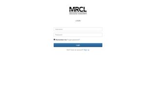 
                            2. Login to MRCL