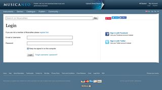 
                            8. Login to MusicaNeo - Sheet Music at MusicaNeo