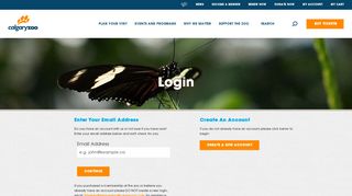 
                            1. Login to My Account | Calgary Zoo