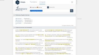 
                            13. login to My account - German translation – Linguee