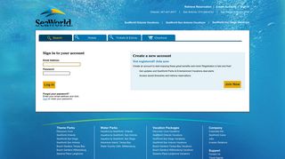 
                            4. Login to My Account - Search - SeaWorld