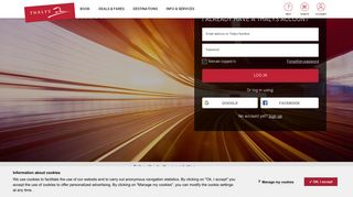 
                            2. Login to my account - Thalys