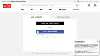 
                            6. Login to my account | UNIQLO UK