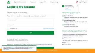 
                            12. Login to my account | YHA