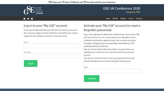 
                            11. Login to My Gse Conference