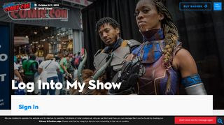 
                            6. Login to My Show - New York Comic Con