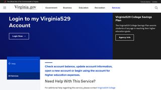 
                            4. Login to my Virginia529 Account - Commonwealth of Virginia