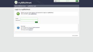 
                            6. Login to myBRAINnet