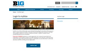 
                            10. Login to mybtaa - Big Ten Academic Alliance