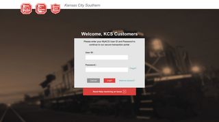 
                            2. Login to MyKCS - Kansas City Southern