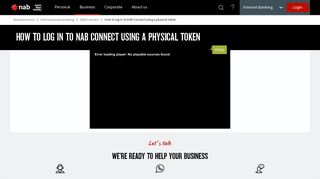 
                            1. Login to NAB Connect - NAB